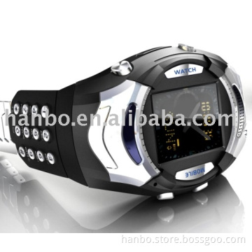 [super deal]HR-WG110 GSM fashion spots style watch cell phone with buttons